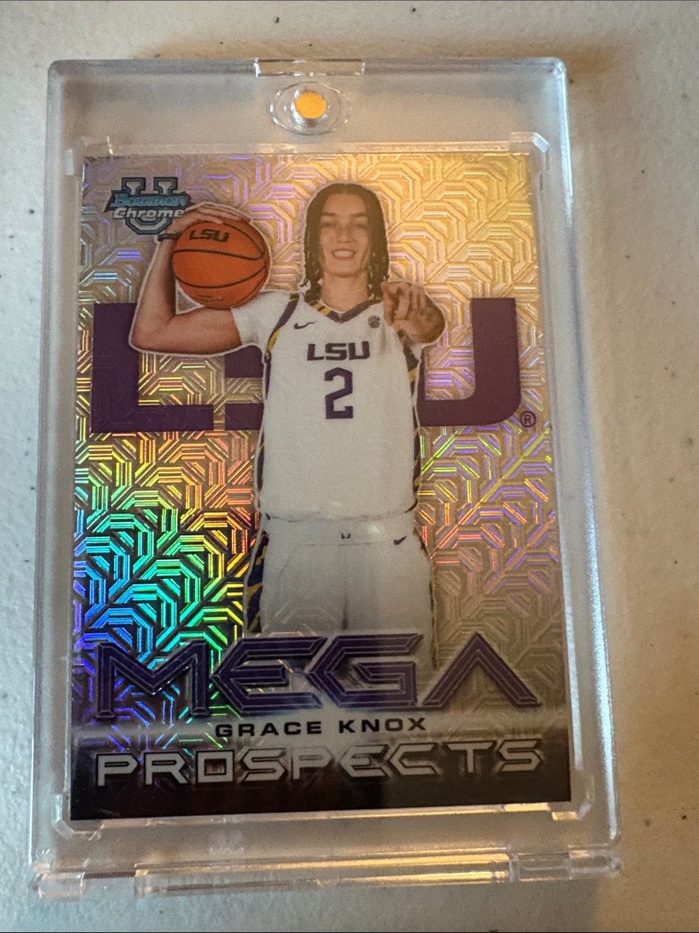 Topps Bowman’s Best LSU Grace Knox Mega Prospects Trading Card